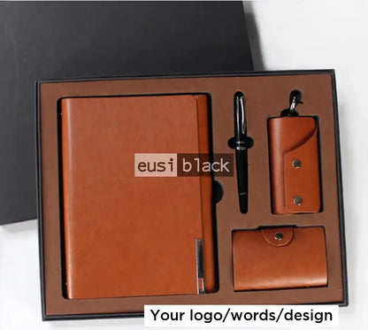 Executive B5 Notebook Set Brown
