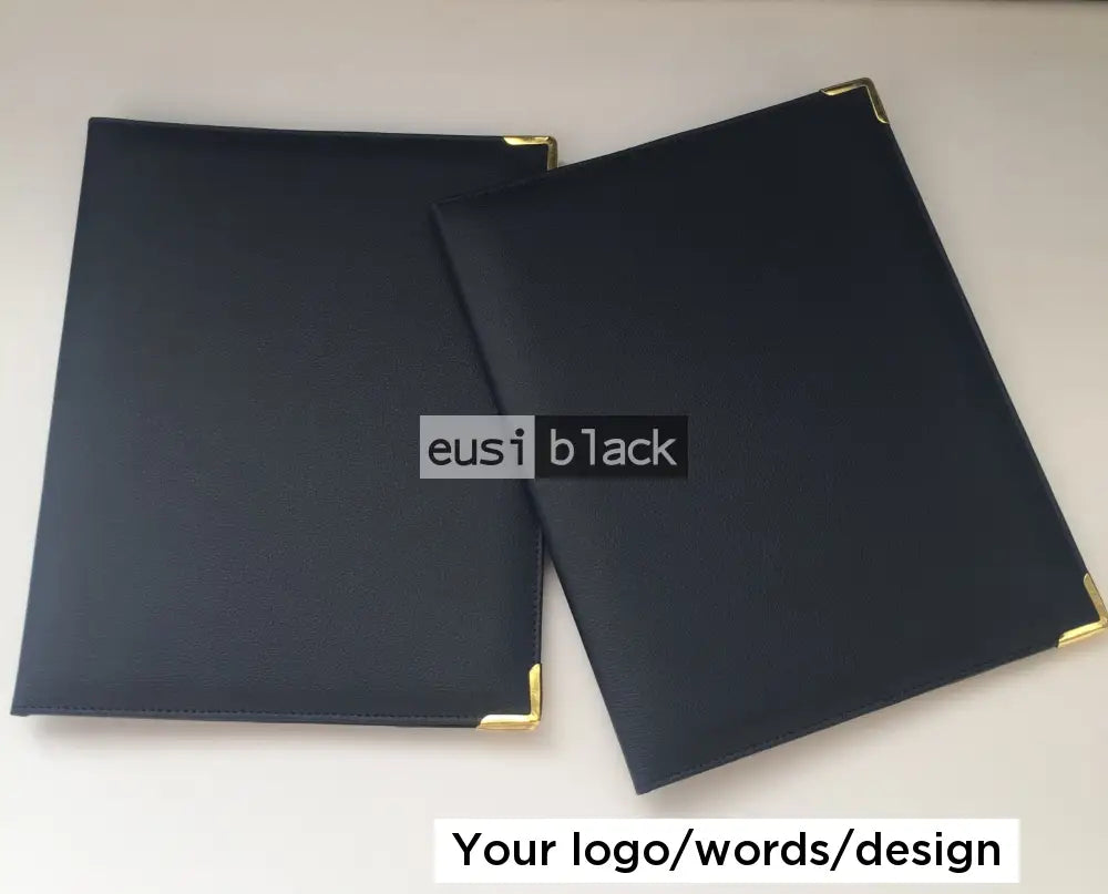 Executive certificate/menu holder - Black