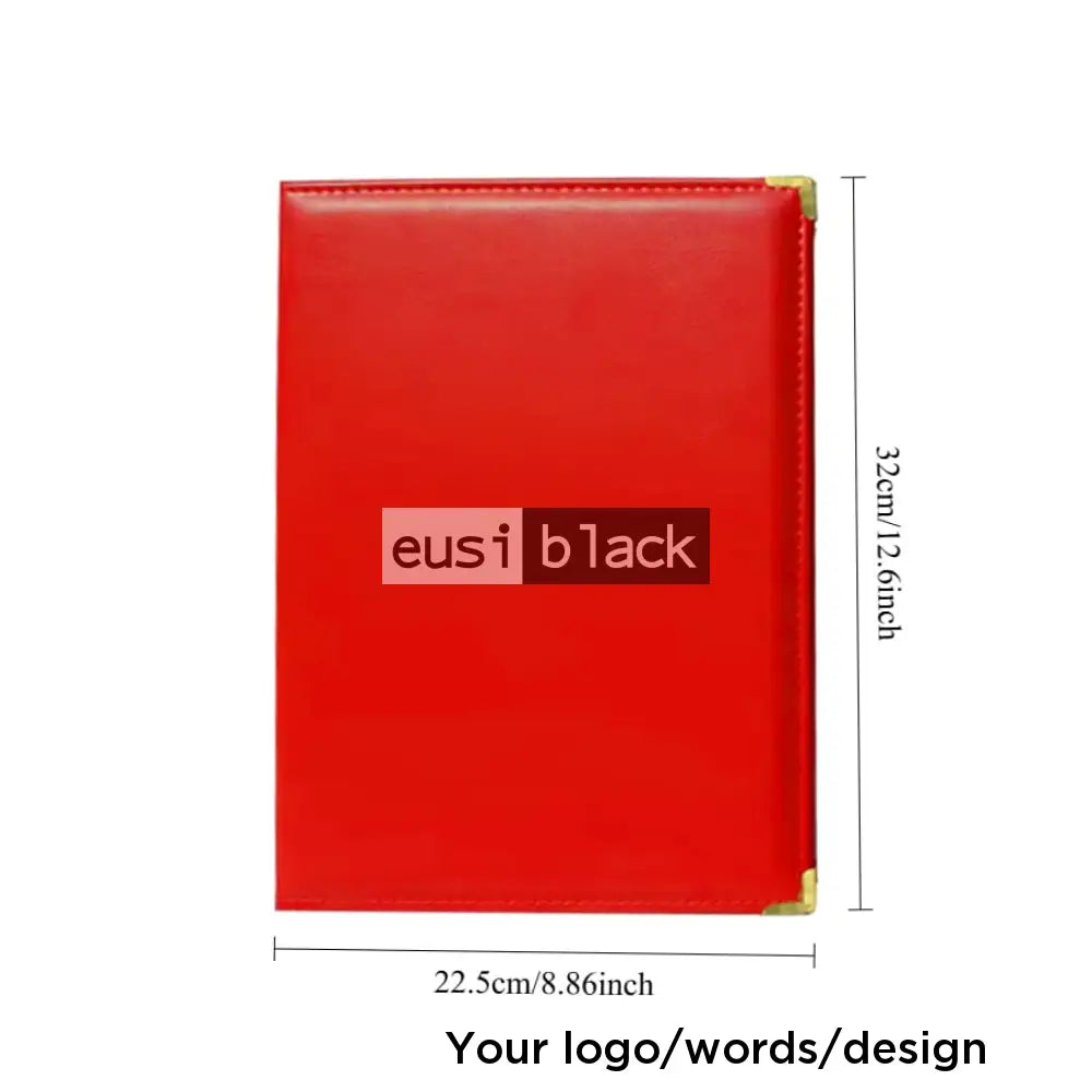 Executive certificate/menu holder - Red