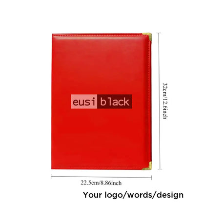 Executive certificate/menu holder - Red