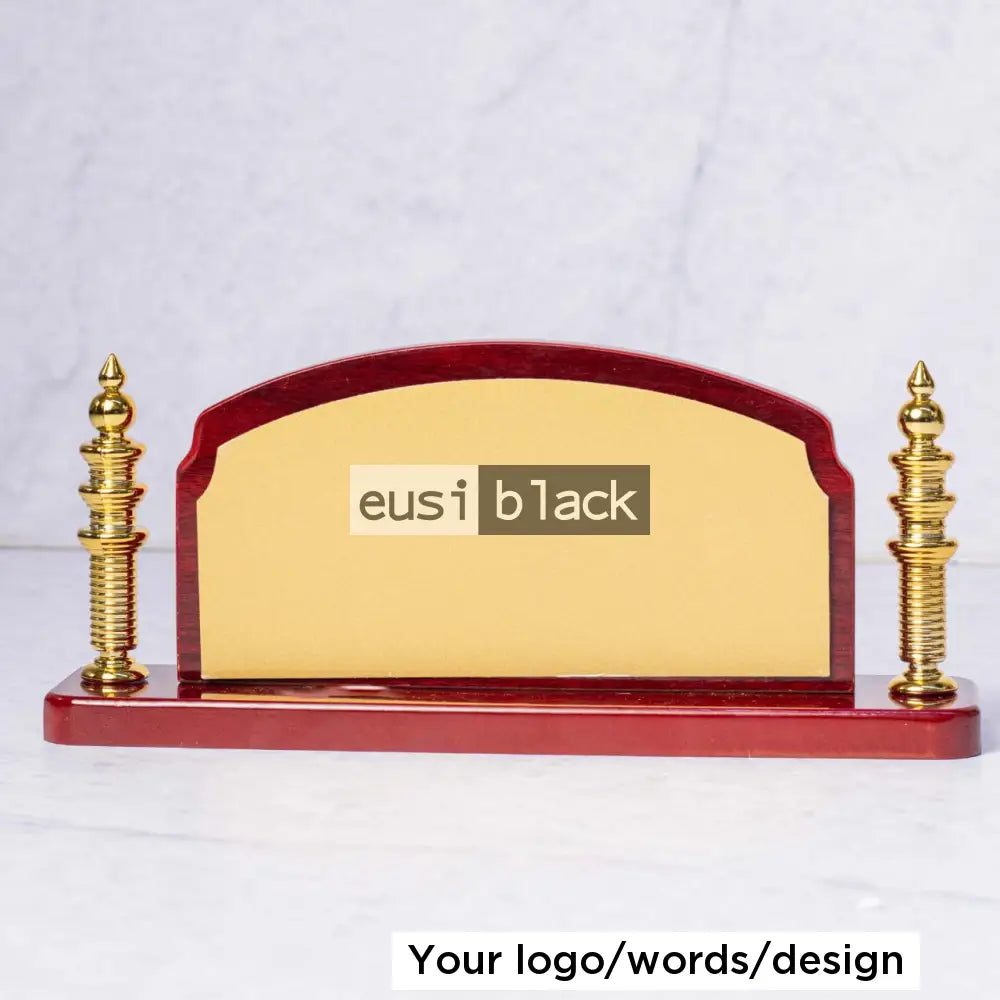 Executive desk nameplate - Dome