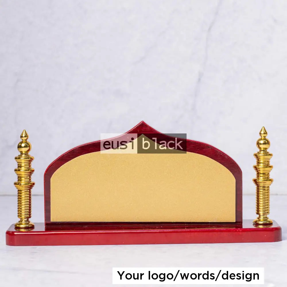 Executive desk nameplate - Pointed tip