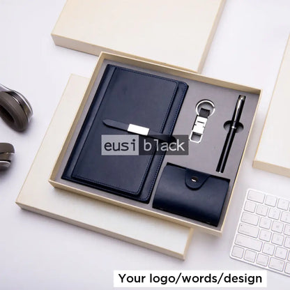 Executive Four part hamper set - A6 - Black