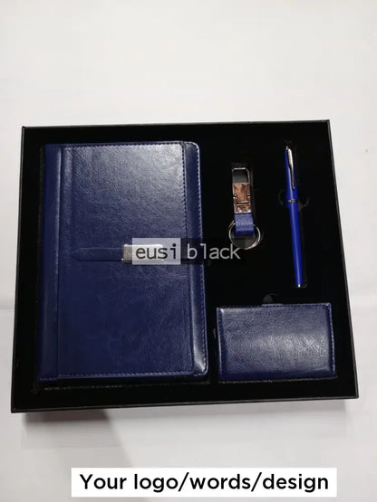 Executive Four part hamper set - A6 - Navy