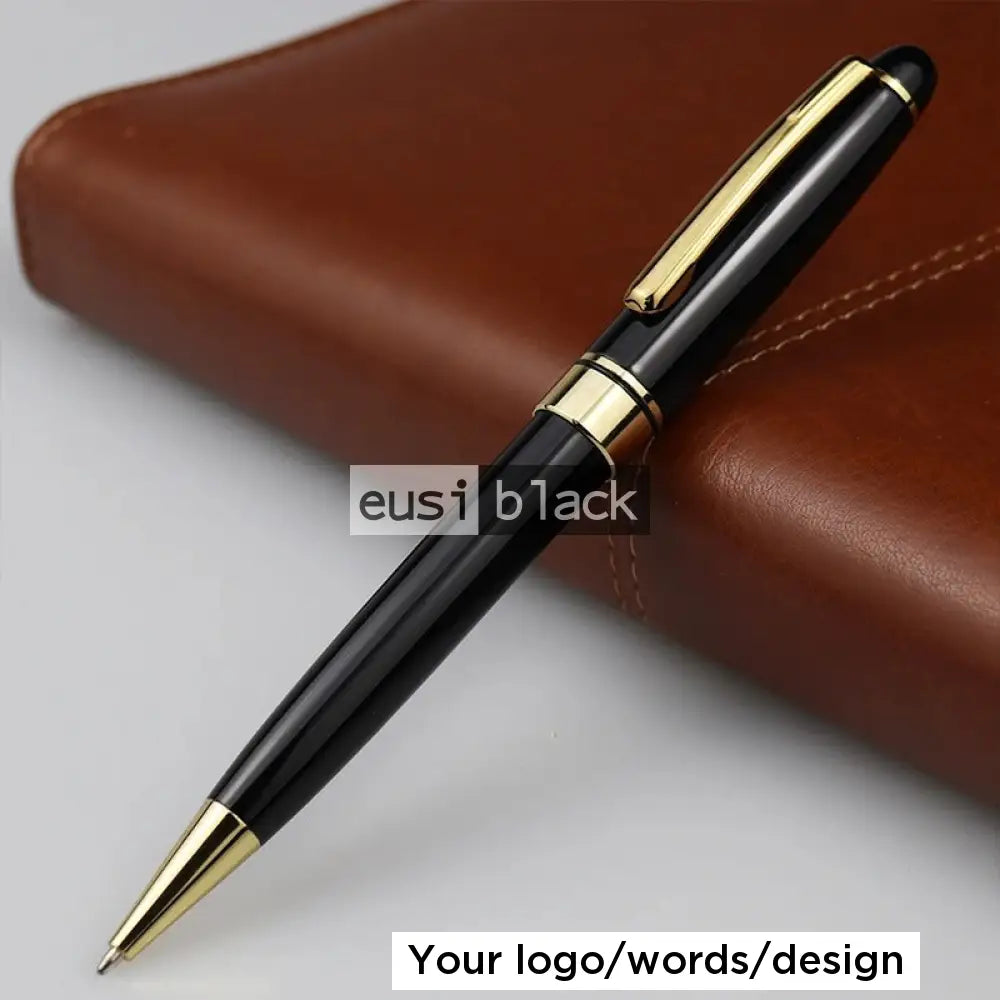 Executive Twist Pen Gold On Black / Pen Only
