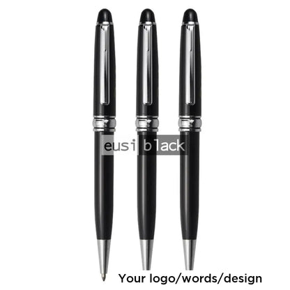 Executive Twist Pen Silver On Black / Pen Only