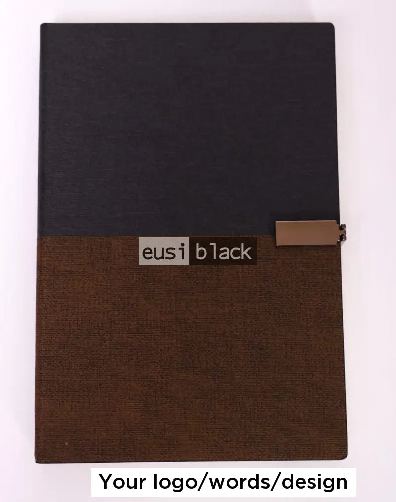 Executive two tone notebook - A5 - Black bronze