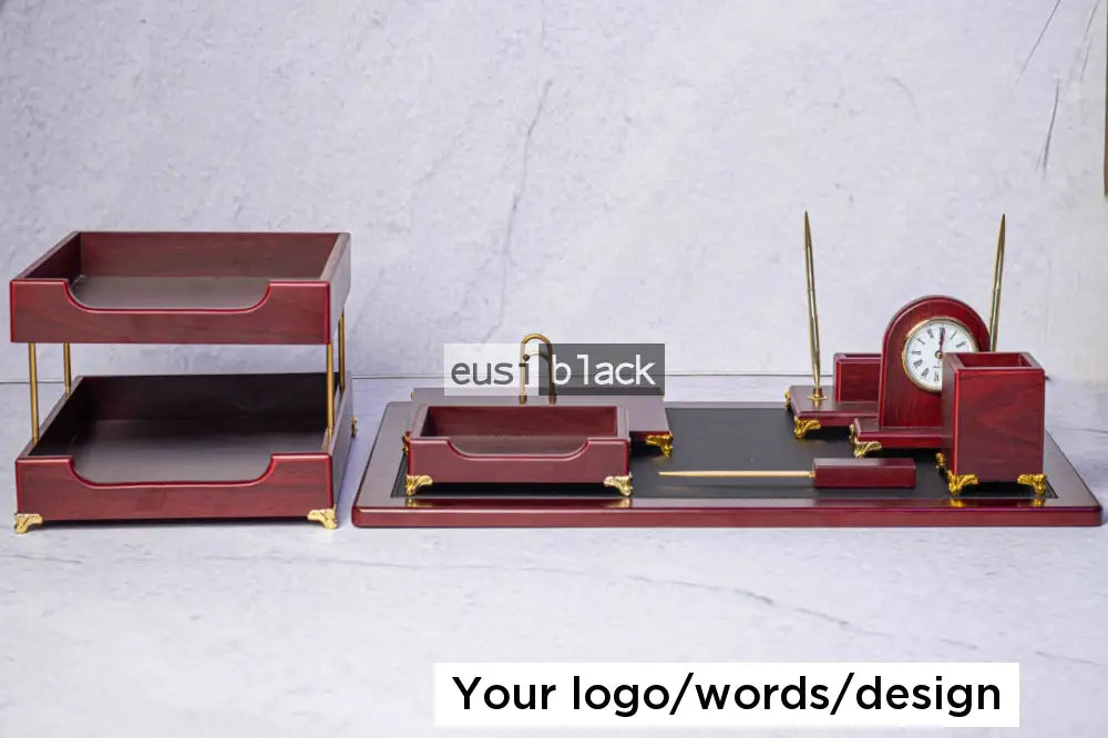 Executive two twin desk organizer