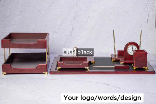 Executive two twin desk organizer