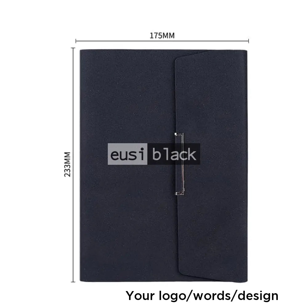Fixed pages B5 notebook - Black