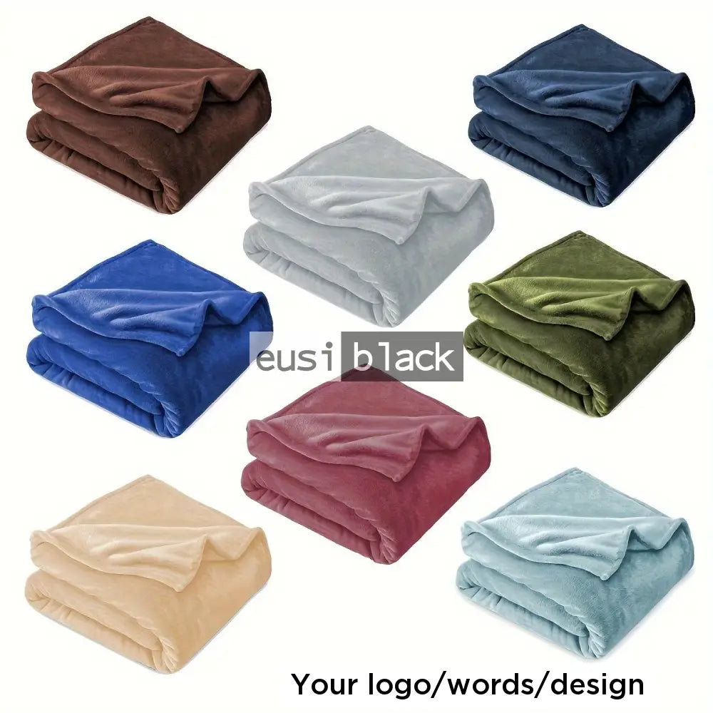 Fleece throw blanket