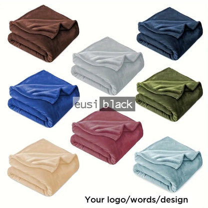 Fleece throw blanket