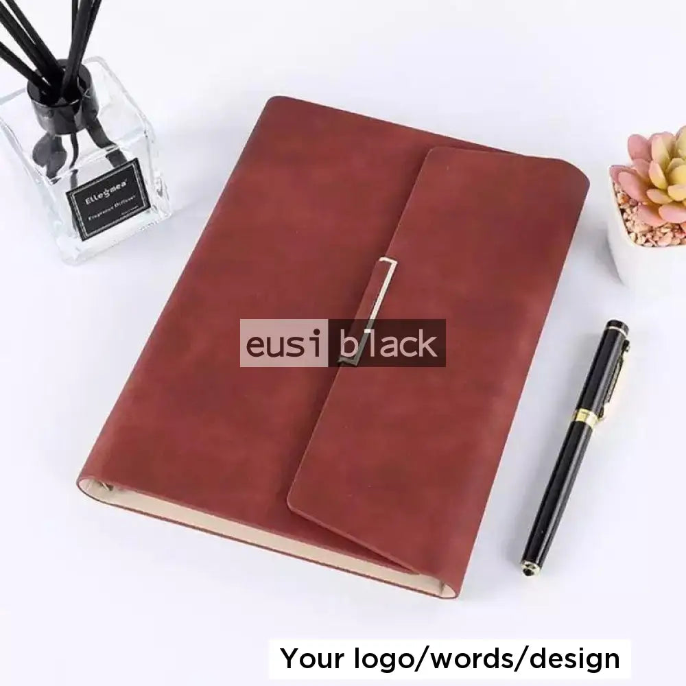 Flipped cover notebook | A5 Brown