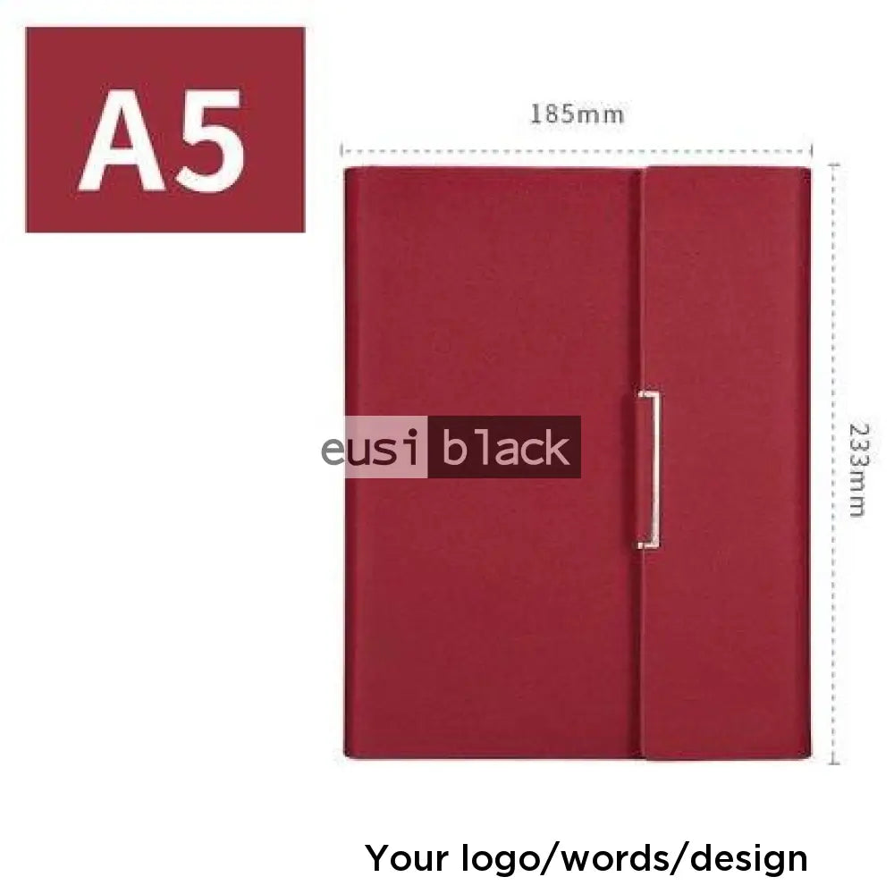 Flipped cover notebook | A5 Maroon