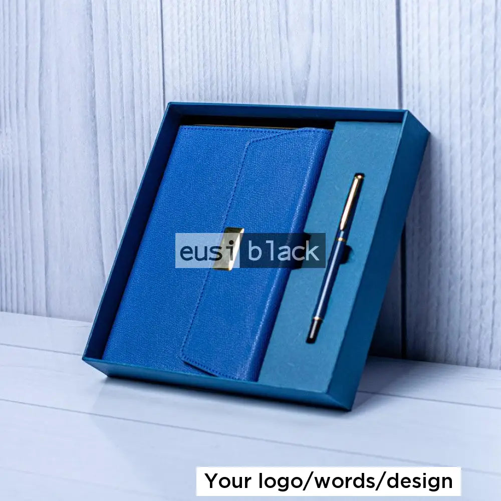 Flipped cover notebook set | A5 Blue