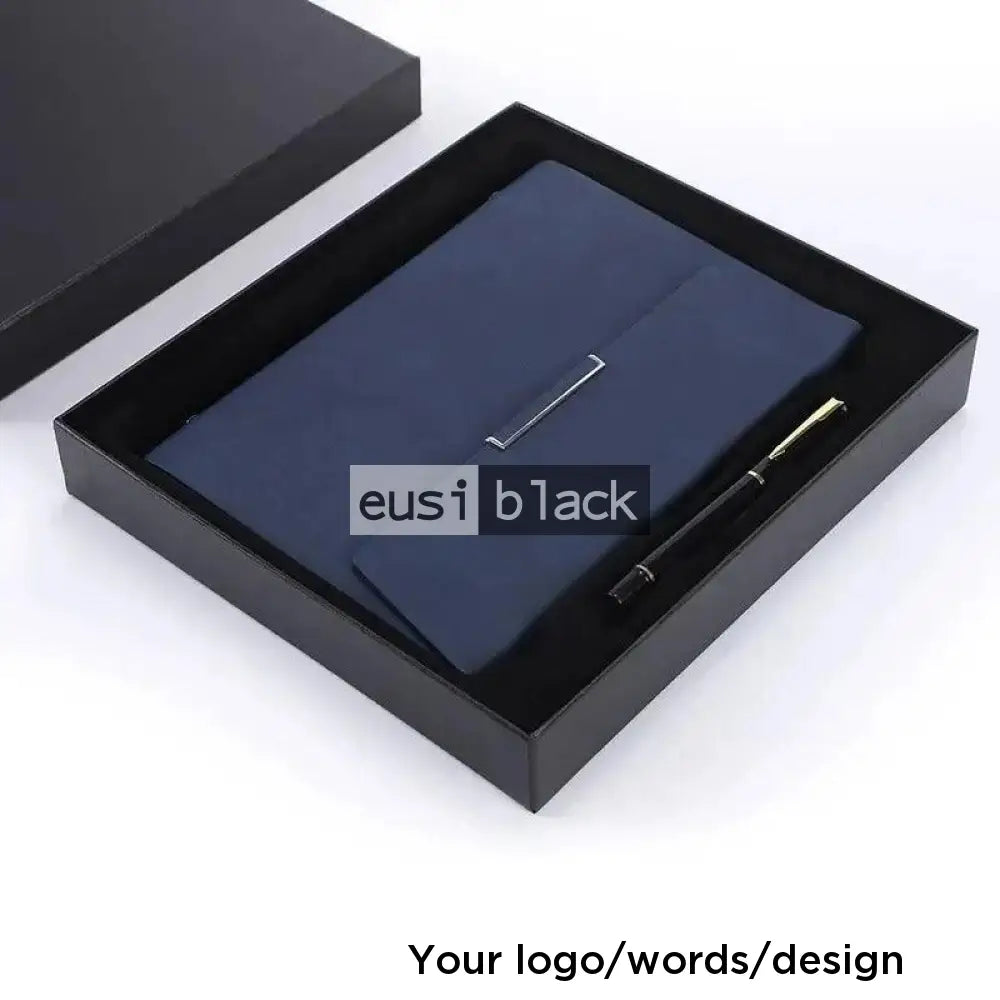 Flipped cover notebook set | A5 Navy