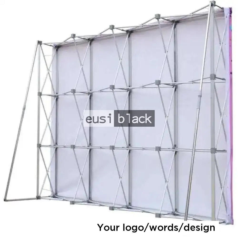 Foldaway cage media banner