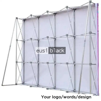 Foldaway cage media banner