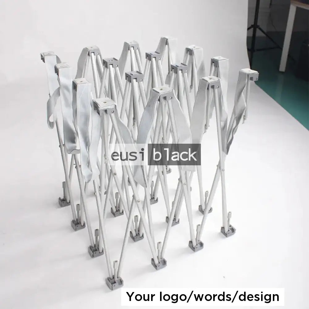 Foldaway cage media banner