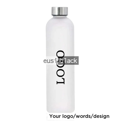 Frost plastic water bottle