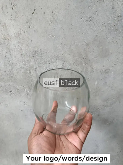 Glass vase bowl Glass alone