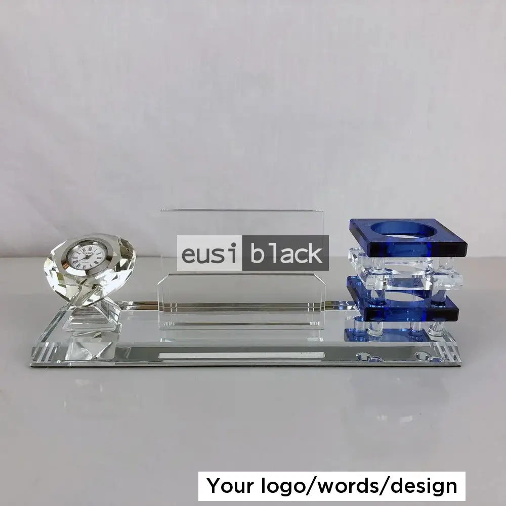 Globed & blocks desk organizer