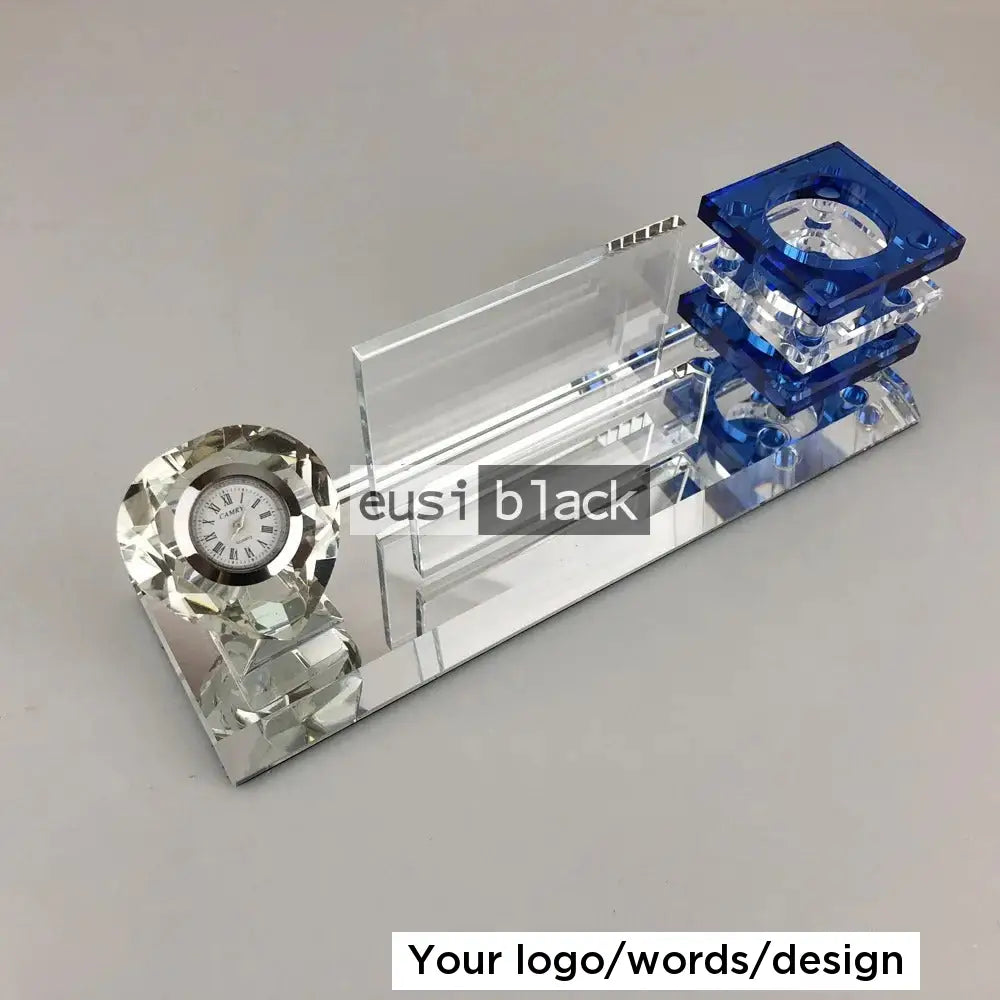 Globed & blocks desk organizer