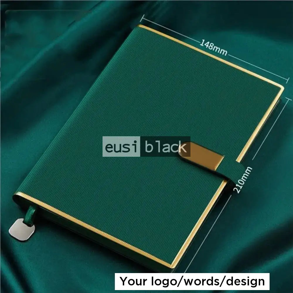 Gold Framed Notebook | A5 Green