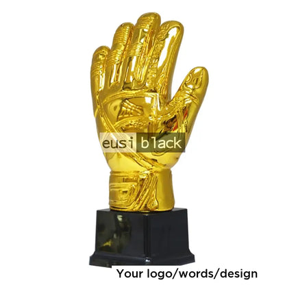 Golden glove trophy award - 26cm