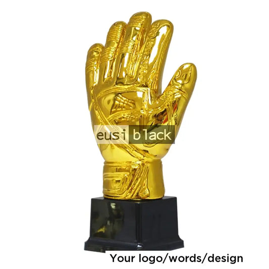 Golden glove trophy award - 26cm