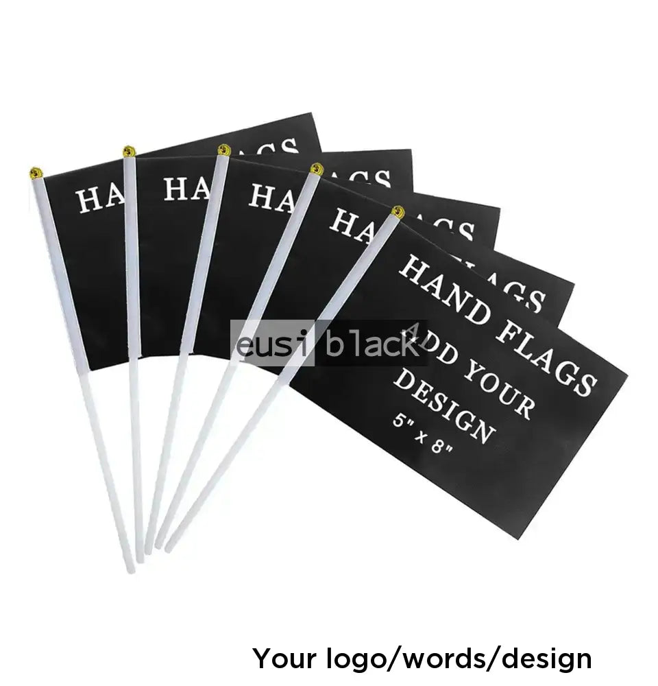 Hand-held waving flag