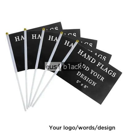 Hand-held waving flag