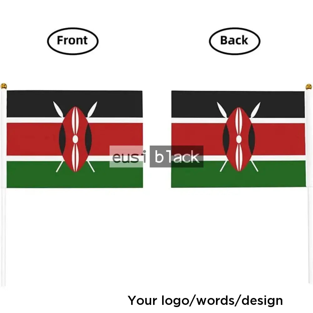 Hand-held waving flag