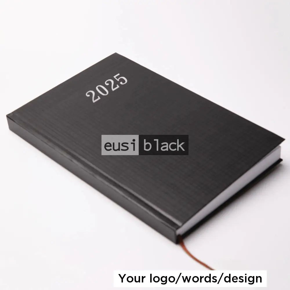 Hardcover 2025 Diary Black
