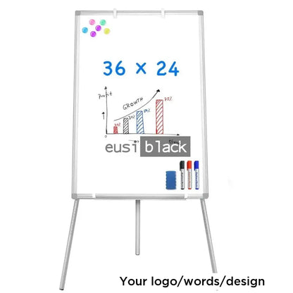 Height adjustable whiteboard 90X60cm