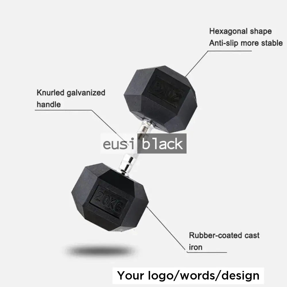 Hex dumbbell set