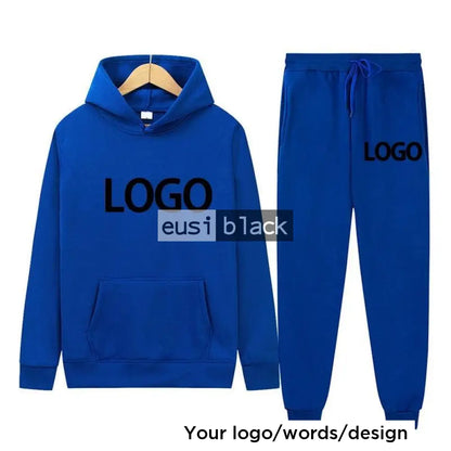 Hoodie and sweatpants set Royal blue / S