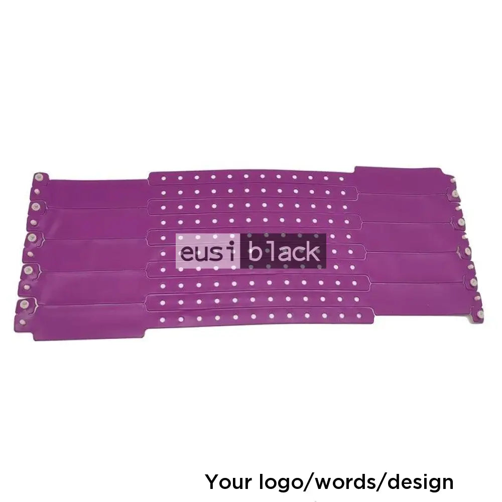 Hospital Admission Wristbands Purple
