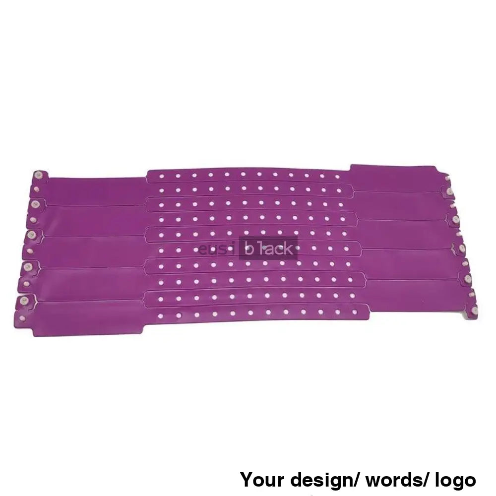 Hospital Admission Wristbands Purple