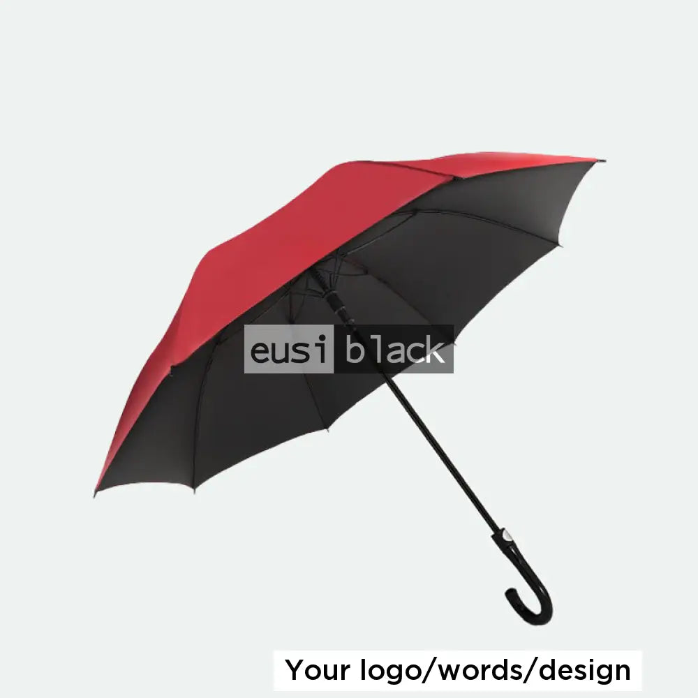 J umbrella - Wine red / Plain