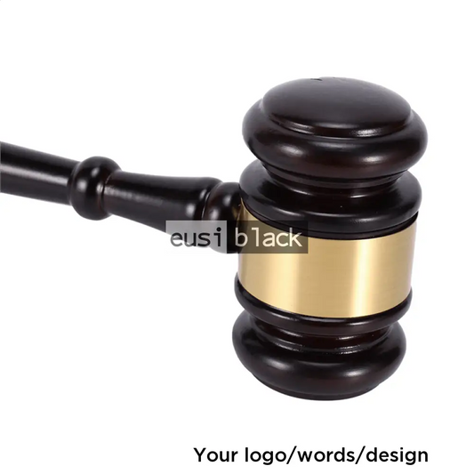 Judge’s brass plated gavel