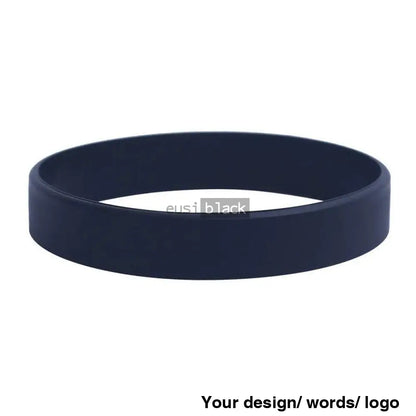 Kids Personalized Wristband Black / Plain