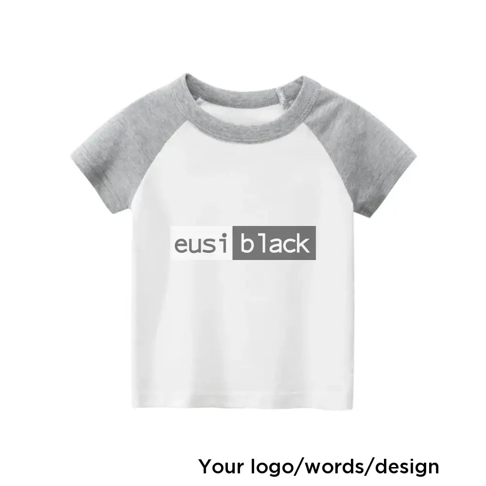 Kids’ two tone T-shirt Grey / Infant (up to 1)