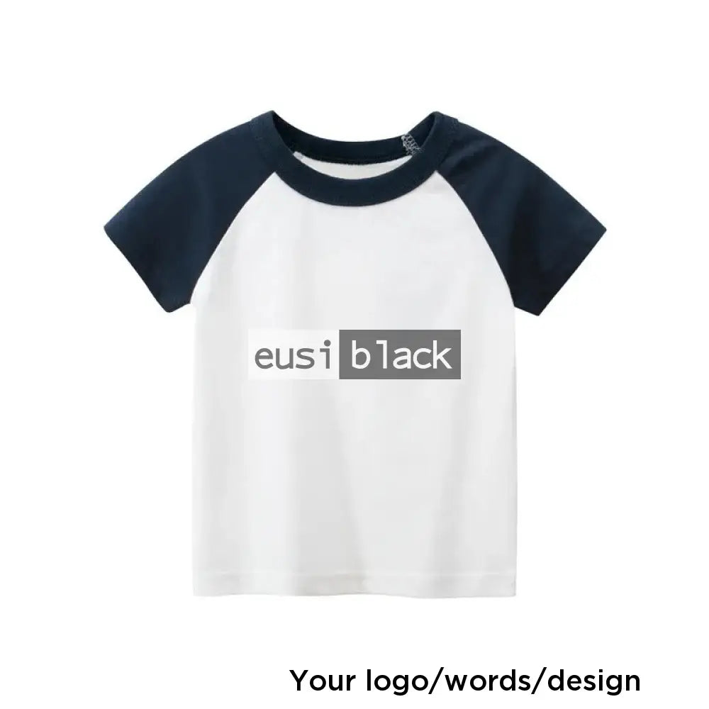 Kids’ two tone T-shirt Navy / Infant (up to 1)