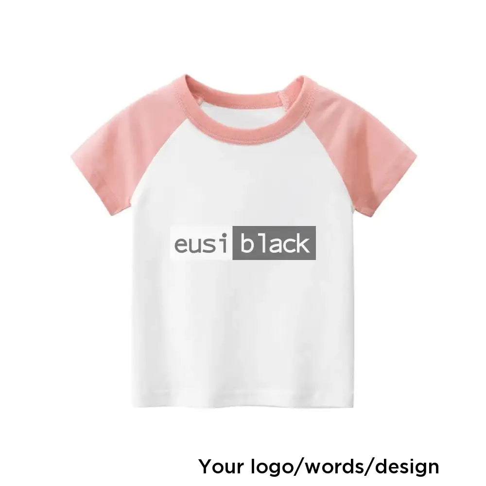 Kids’ two tone T-shirt Pink / Infant (up to 1)
