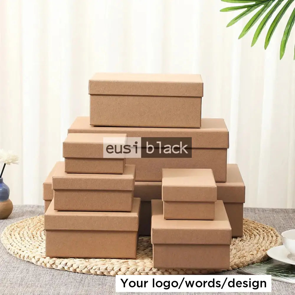 Kraft detachable gift box Brown / A3