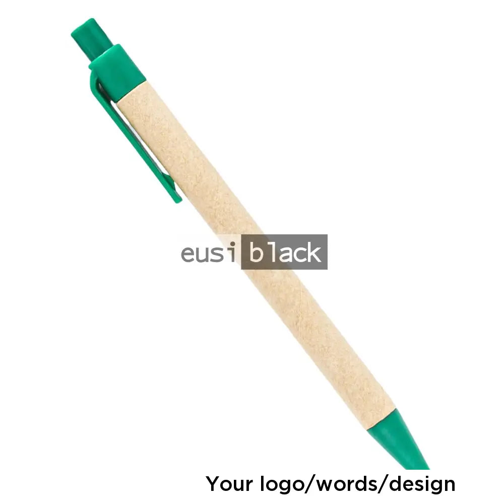 Kraft paper pen - Green