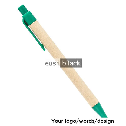 Kraft paper pen - Green