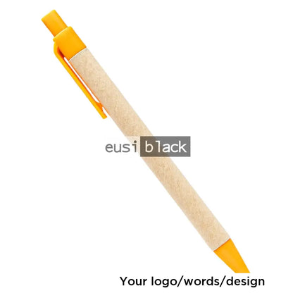 Kraft paper pen - Orange