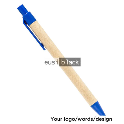 Kraft paper pen - Royal blue